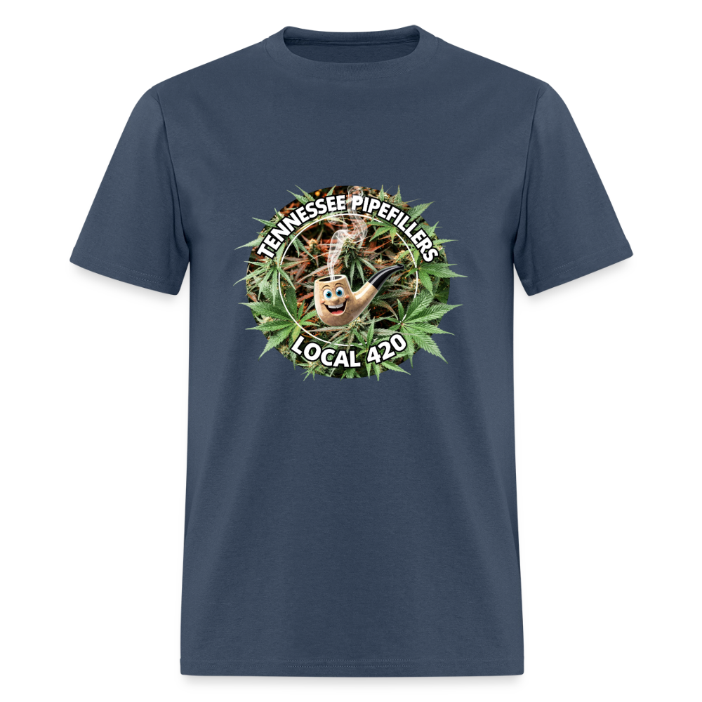 TENNESSEE PIPEFILLERS LOCAL 420 Men's T-Shirt -  blue dusk