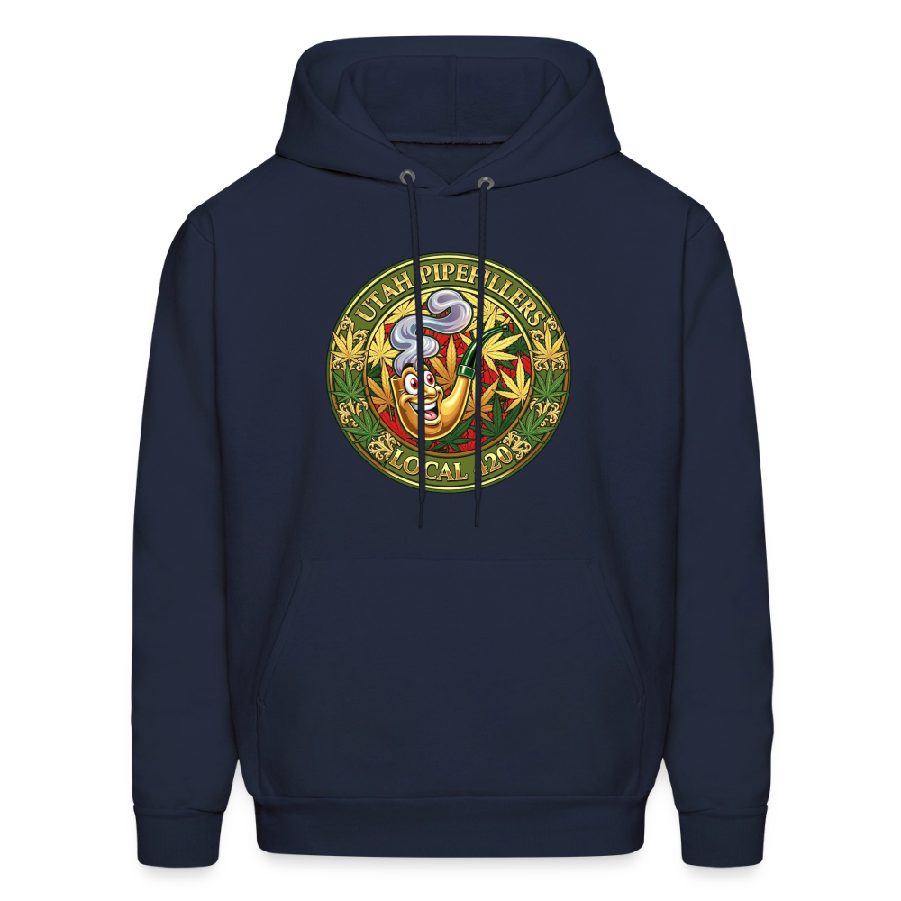 UTAH PIPEFILLERS LOCAL 420 Men's Hoodie - navy