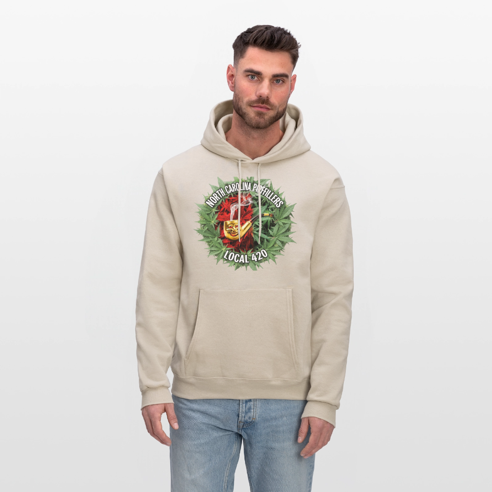 NORTH CAROLINA  PIPEFILLERS LOCAL 420 Men's Hoodie - Sand