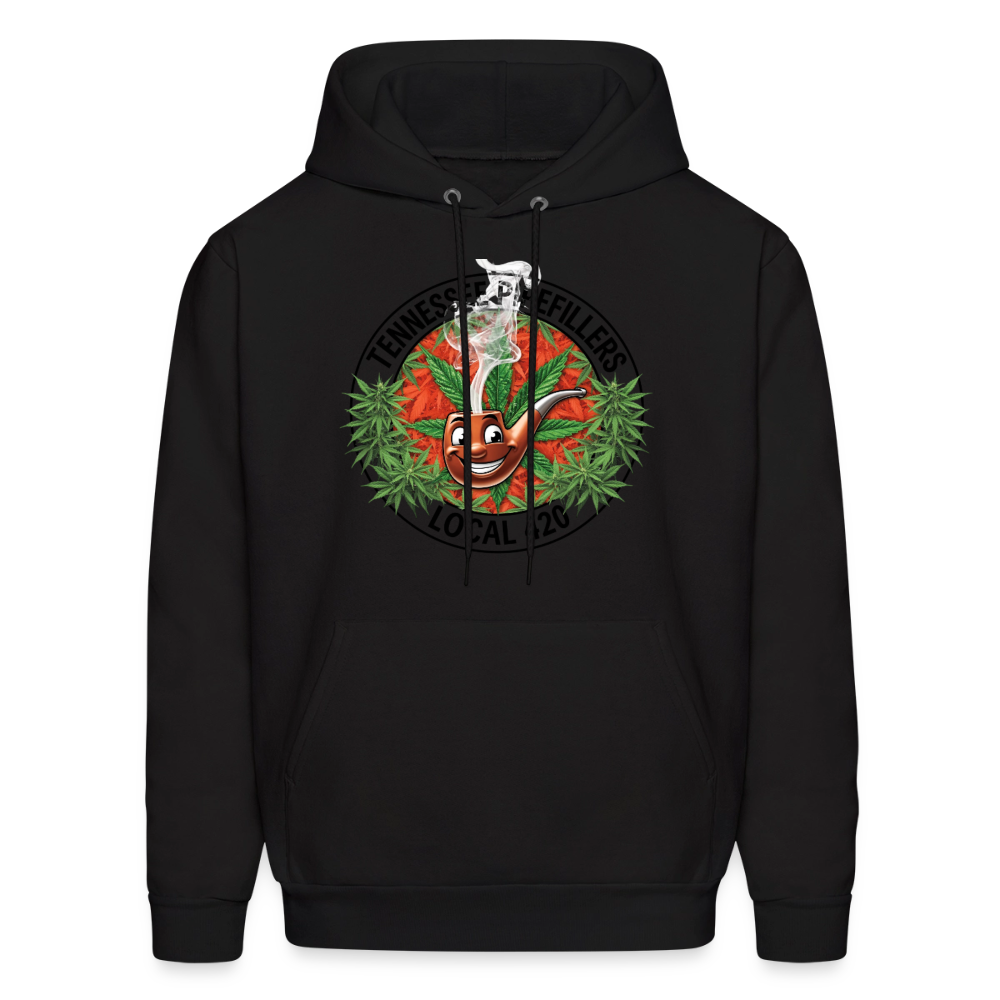 TENNESSEE PIPEFILLERS LOCAL 420 Men's Hoodie - black
