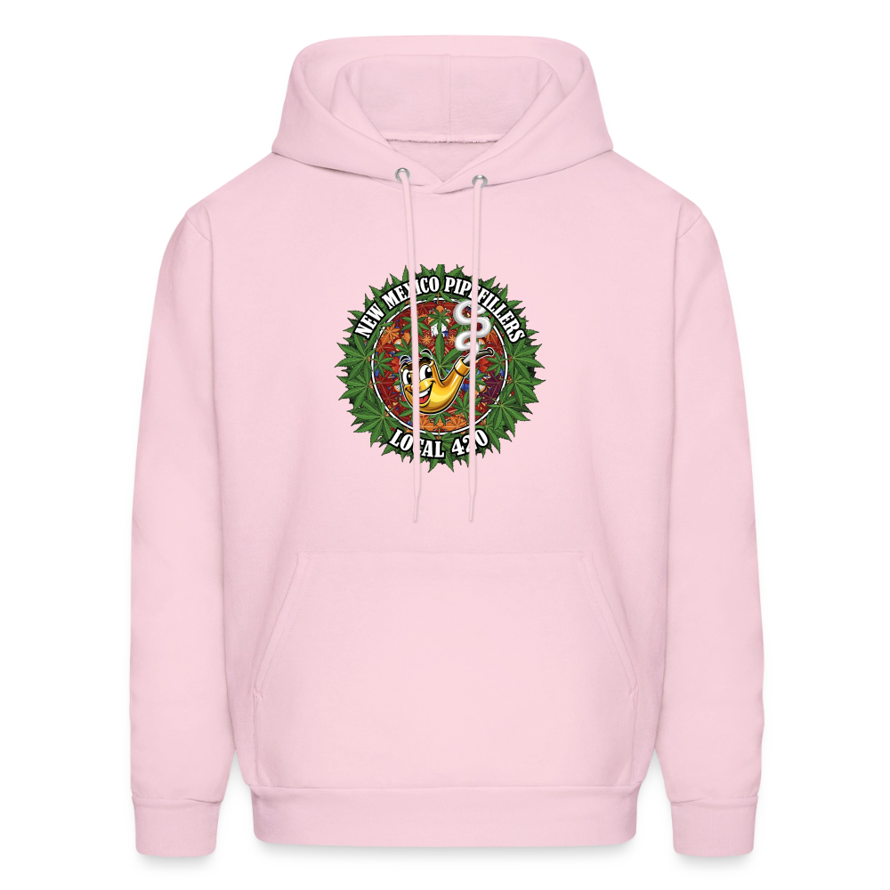 NEW MEXICO PIPEFILLERS LOCAL 420 Men's Hoodie - pale pink