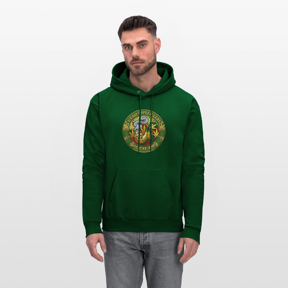 UTAH PIPEFILLERS LOCAL 420 Men's Hoodie - forest green