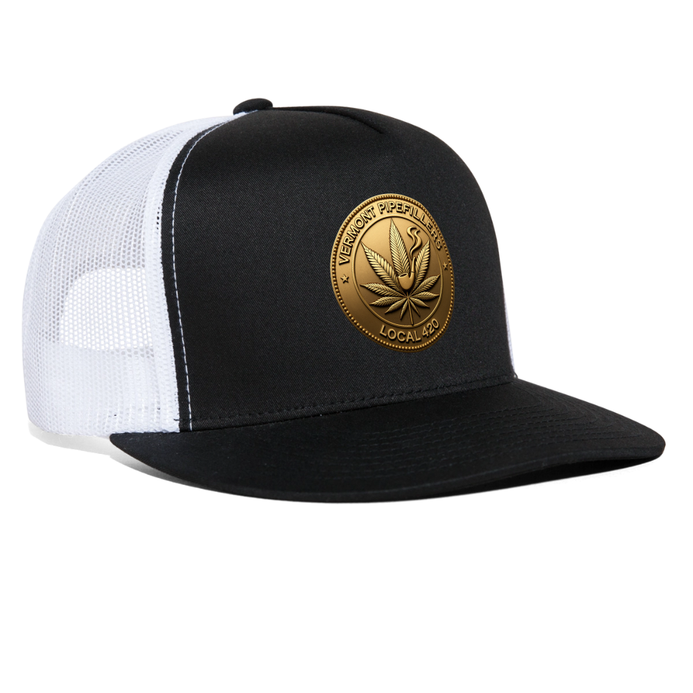 VERMONT PIPEFILLERS LOCAL 420 Trucker Hat - black/white