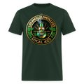 LOS ANGELES PIPEFILLERS LOCAL 420  Men's T-Shirt - forest green
