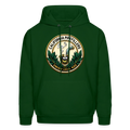 CALIFORNIA PIPEFILLERS UNION LOCAL 420 F/B EMBLEM Men's Hoodie - forest green