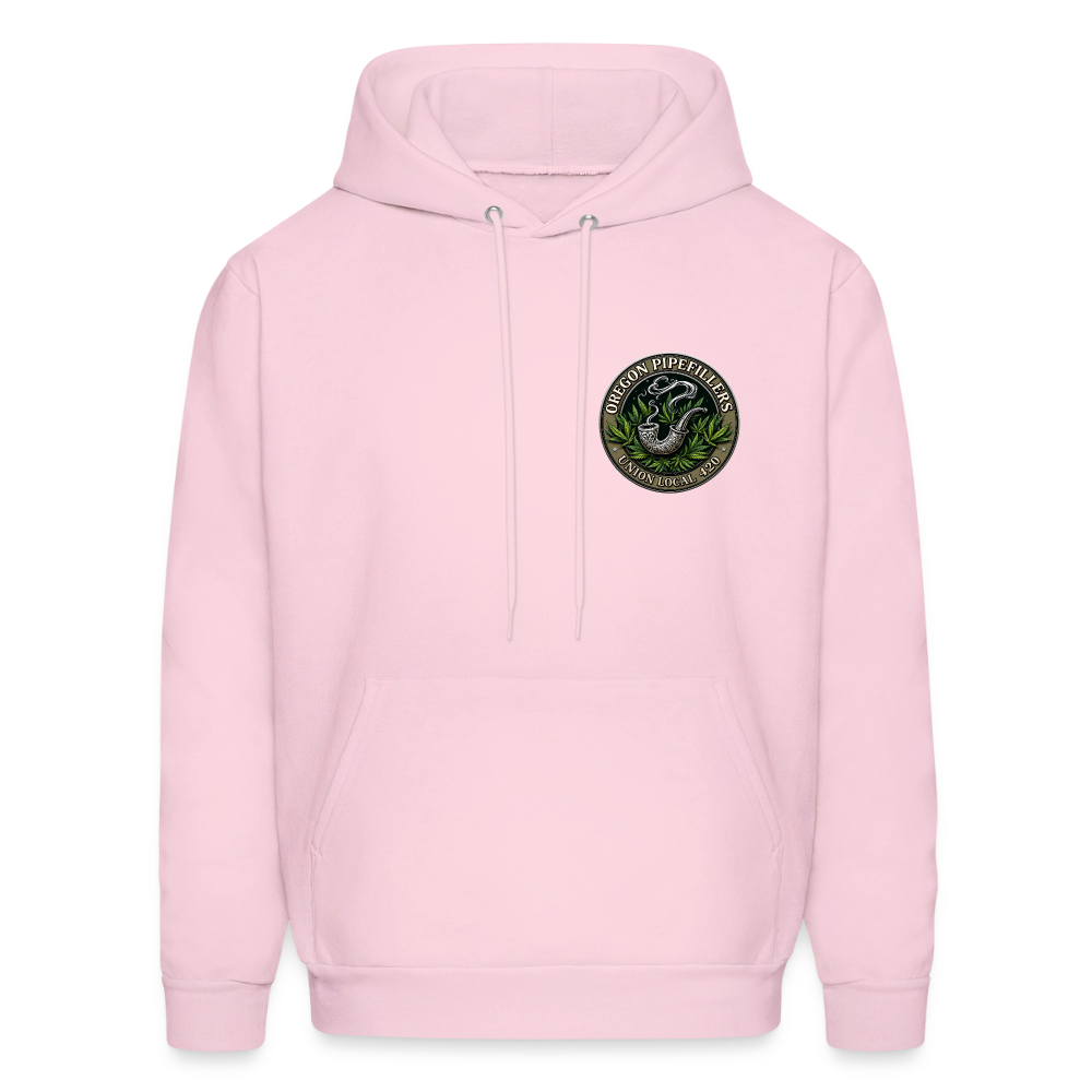 OREGON PIPEFILLERS UNION LOCAL 420 Men's Hoodie - pale pink