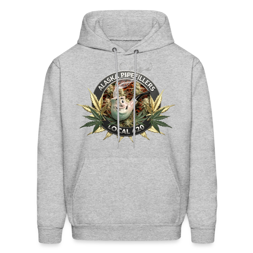 ALASKA  PIPEFILLERS LOCAL 420 F/B DESIGN Men's Hoodie - heather gray