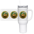 PENNSYLVANIA PIPEFILLERS LOCAL 420 40oz Stainless Steel Travel Tumbler - white