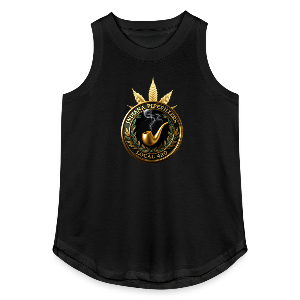 INDIANA PIPEFILLERS LOCAL 420 Women's Relaxed Tank Top - black