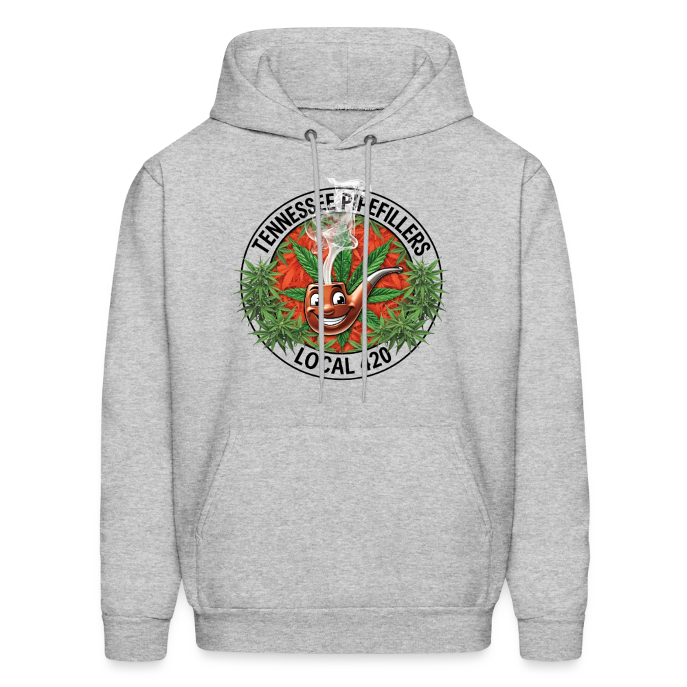 TENNESSEE PIPEFILLERS LOCAL 420 Men's Hoodie - heather gray