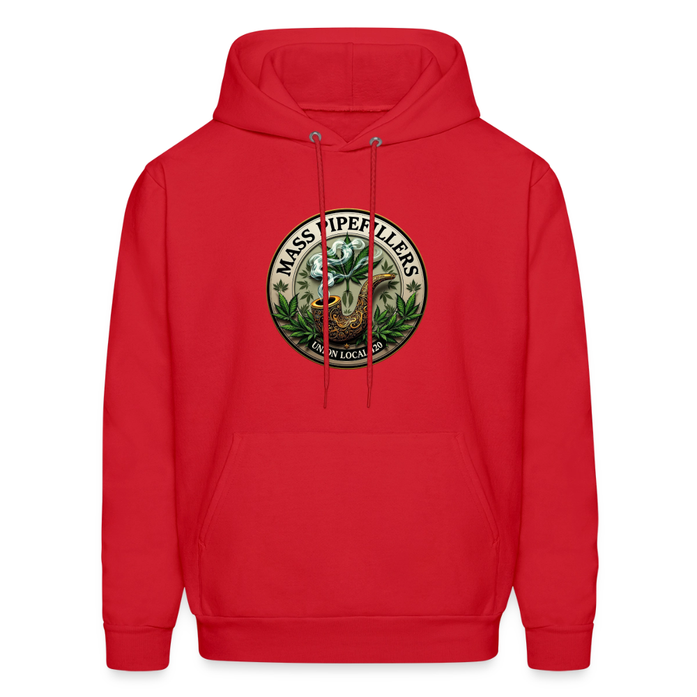 MASS PIPEFILLERS LOCAL 420 Men's Hoodie - red