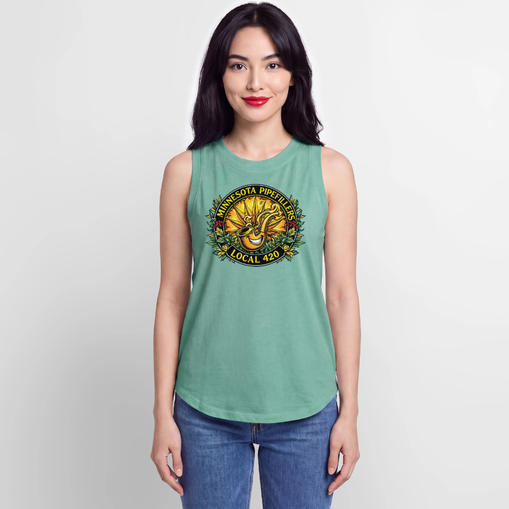 MINNESOTA PIPEFILLERS LOCAL 420 Women's Relaxed Tank Top - saltwater