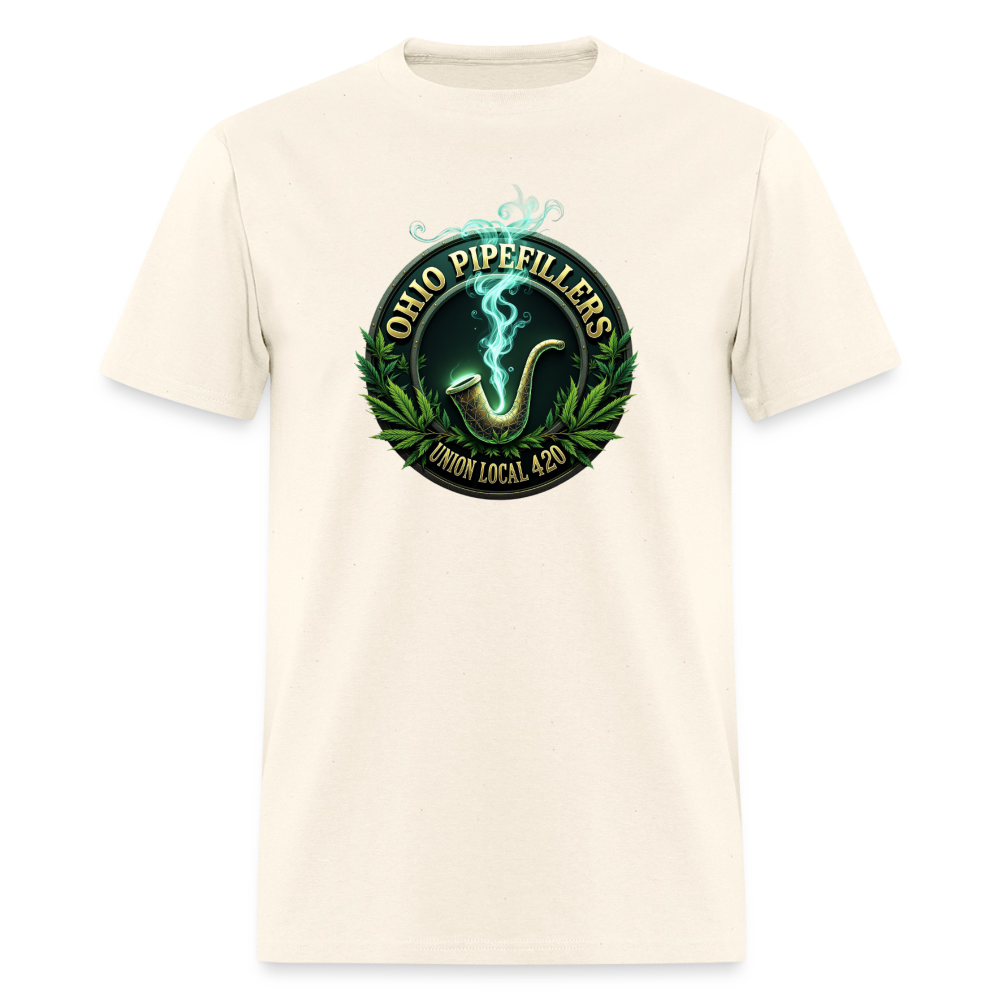 OHIO PIPEFILLERS UNION LOCAL 420 Men's T-Shirt - sweet cream heather