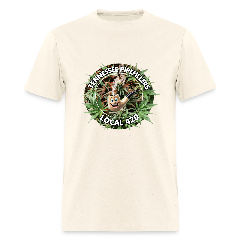 TENNESSEE PIPEFILLERS LOCAL 420 Men's T-Shirt - sweet cream heather