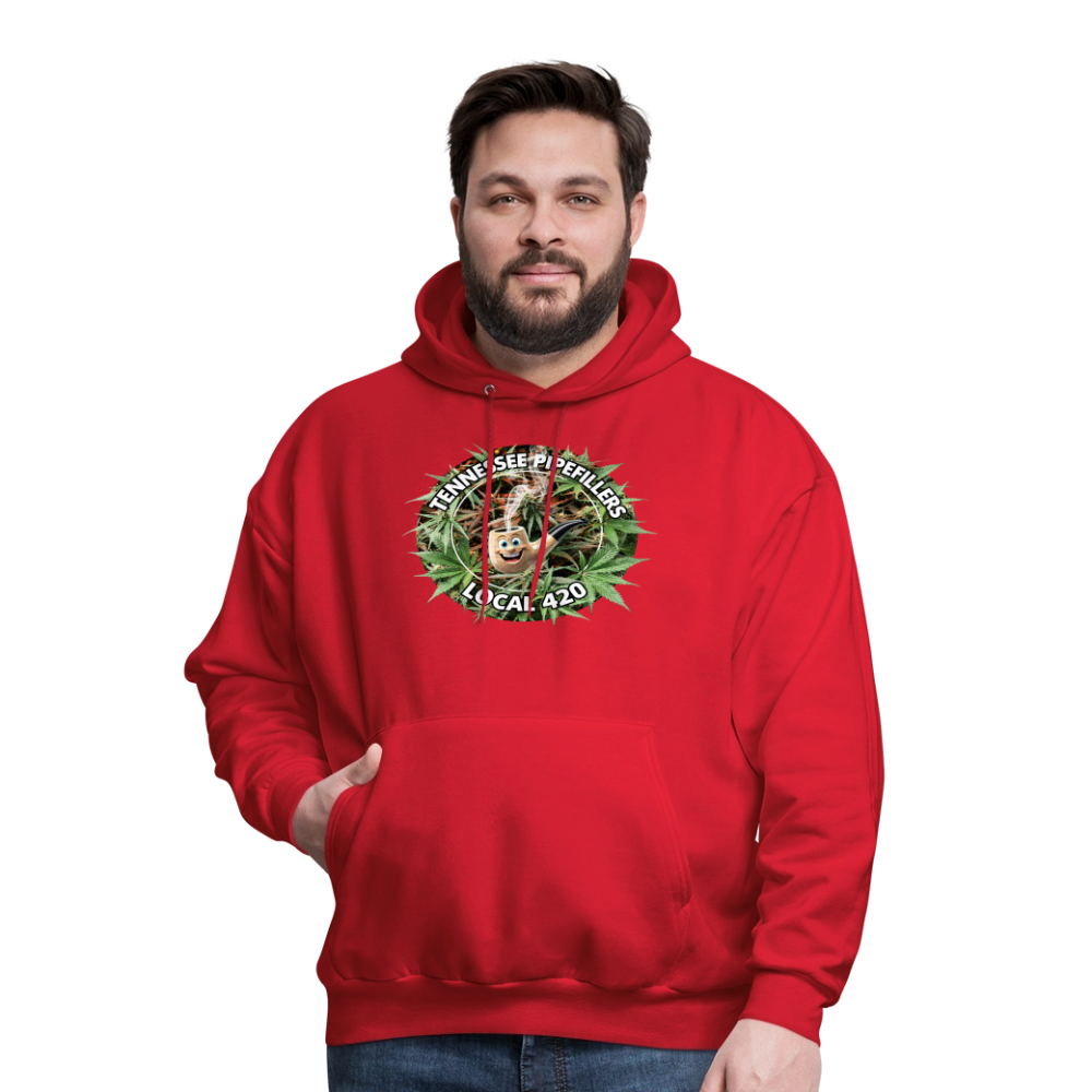 TENNESSEE PIPEFILLERS LOCAL 420 Men's  Hoodie - red