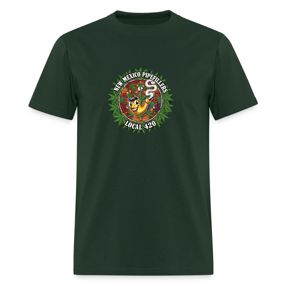 NEW MEXICO PIPEFILLERS LOCAL 420 MEN'S T-Shirt - forest green