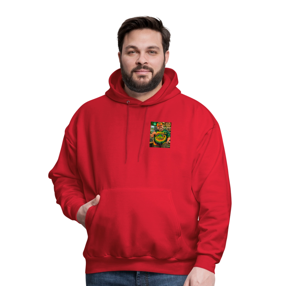 GURU GNJA GARB THE ORIGINAL GURU HOODIE - red