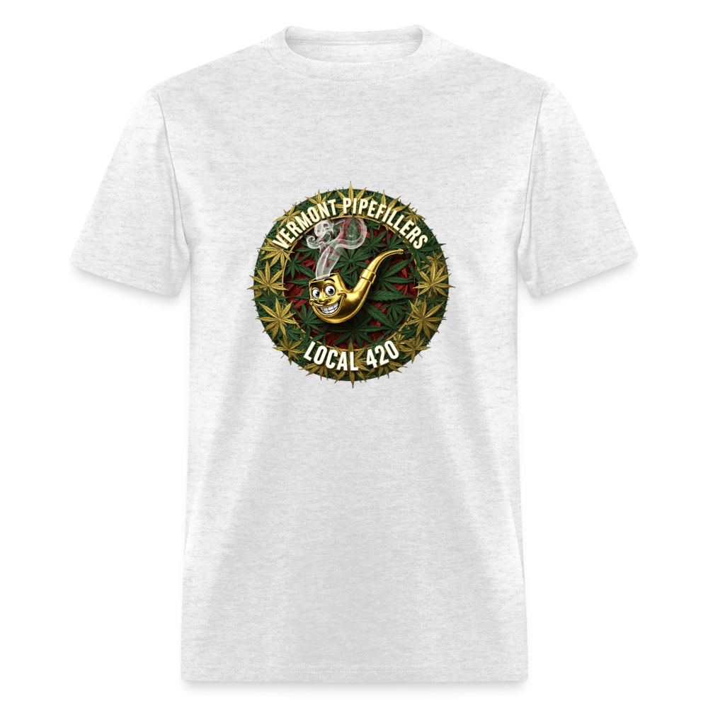 VERMONT PIPEFILLERS LOCAL 420 Men's T-Shirt - light heather gray