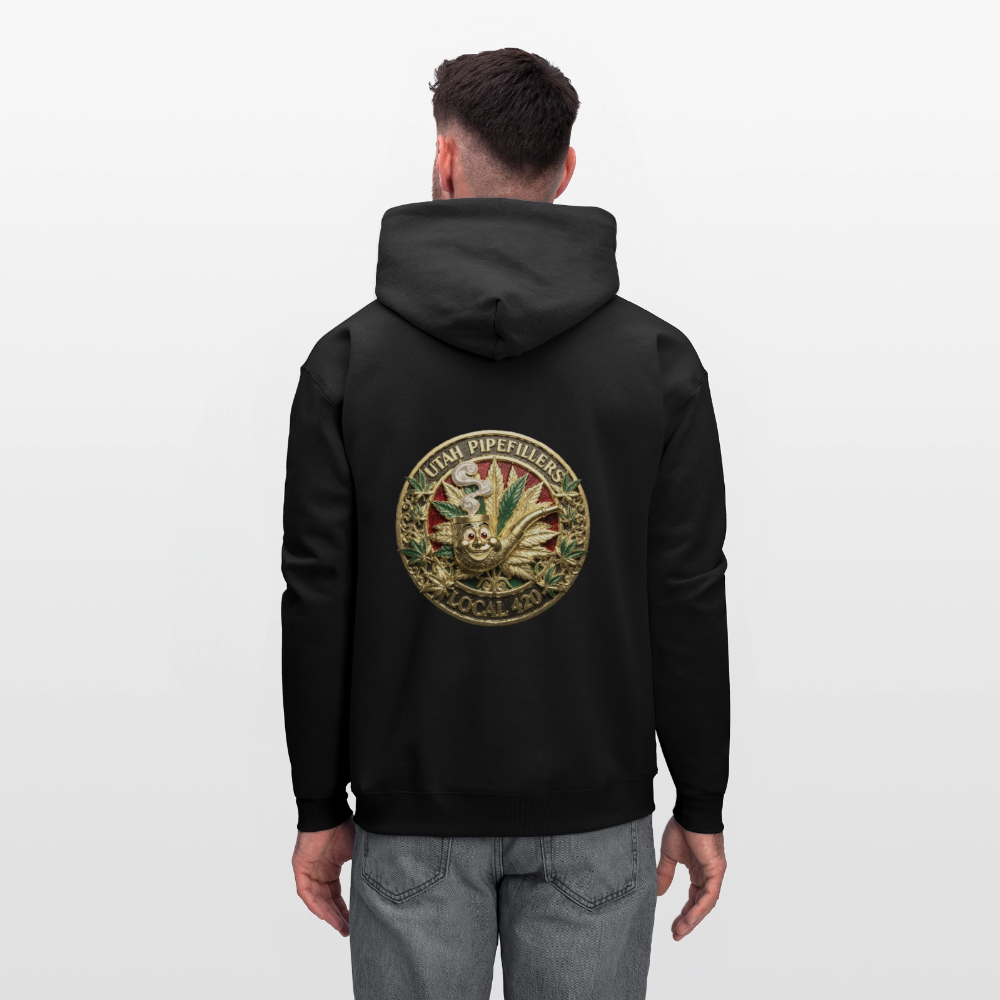 UTAH PIPEFILLERS LOCAL 420 F/B DESIGN Men's Hoodie - black