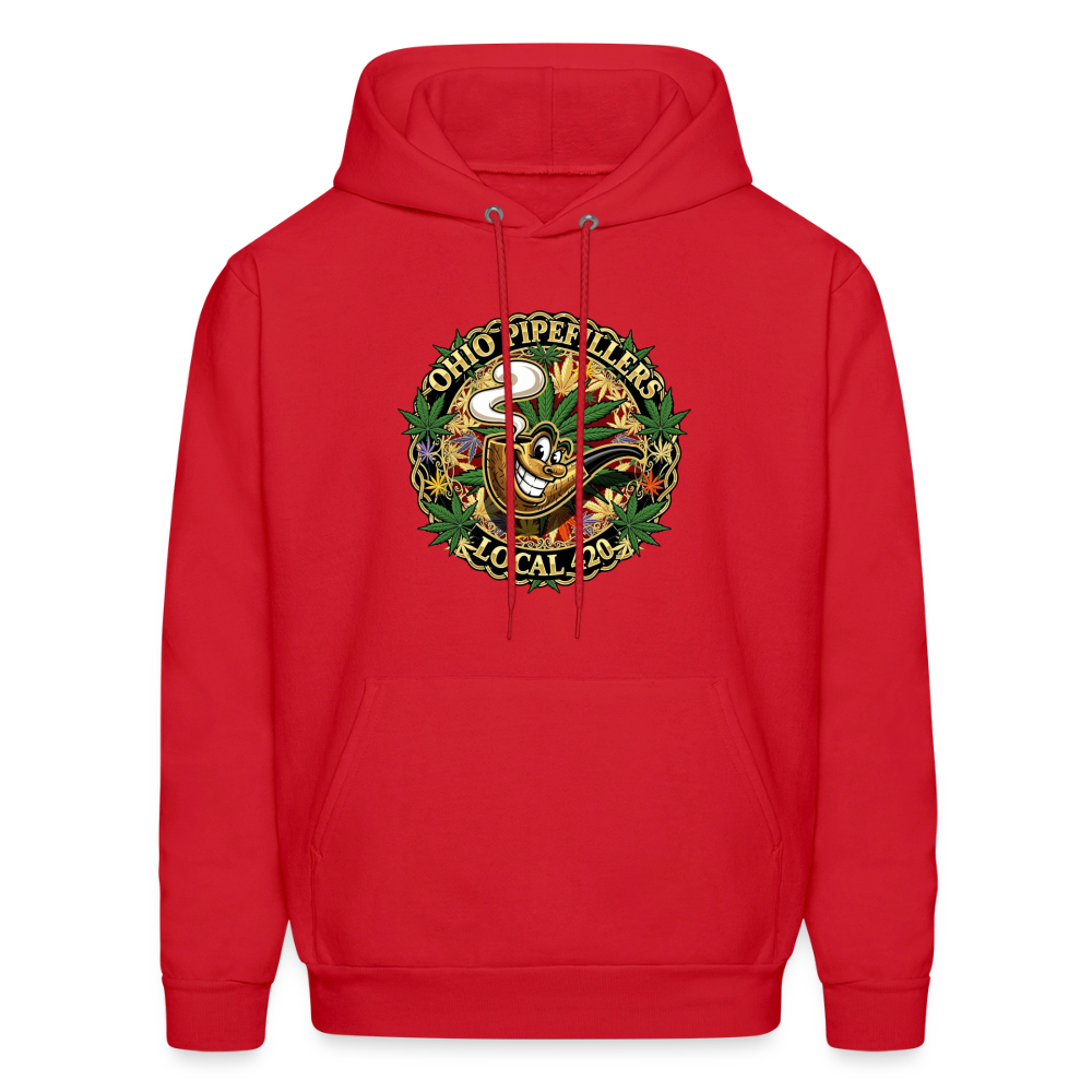 OHIO PIPEFILLERS LOCAL 420 Men's Hoodie - red