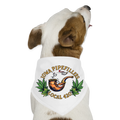 IOWA PIPEFILLERS LOCAL 420 Dog Bandana - white