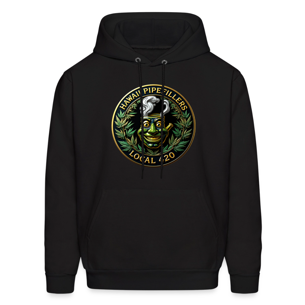 HAWAII PIPEFILLERS LOCAL 420 F/B DESIGN Men's Hoodie - black