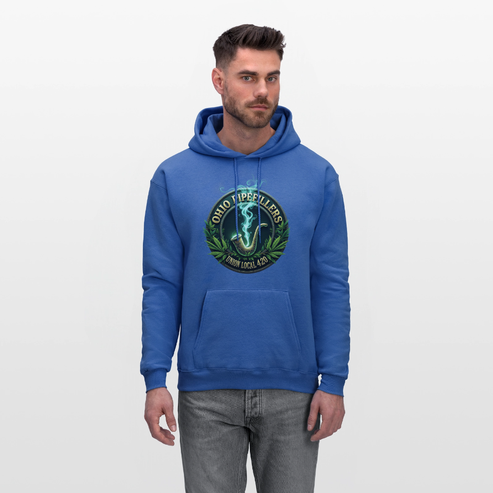 OHIO PIPEFILLERS UNION LOCAL 420 F/B DESIGNS Men's Hoodie - royal blue