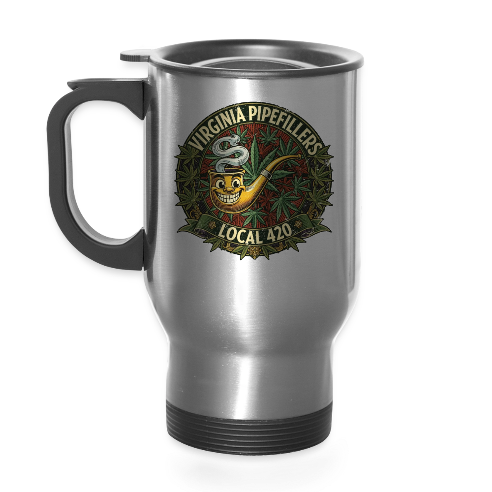 VIRGINIA PIPEFILLERS LOCL 420 14oz Stainless Steel Travel Mug - silver