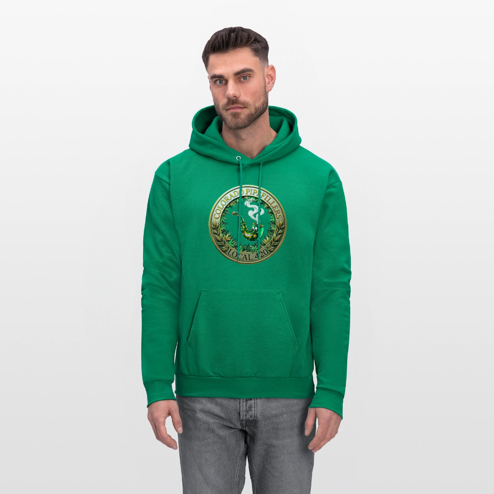 COLORADO PIPEFILLERS LOCAL 420 Men's Hoodie - kelly green