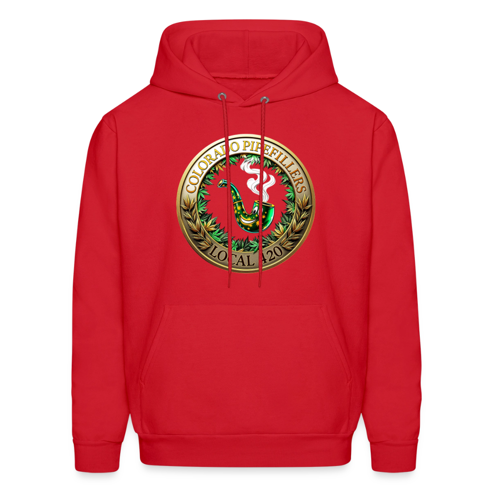 COLORADO PIPEFILLERS LOCAL 420 Men's Hoodie - red