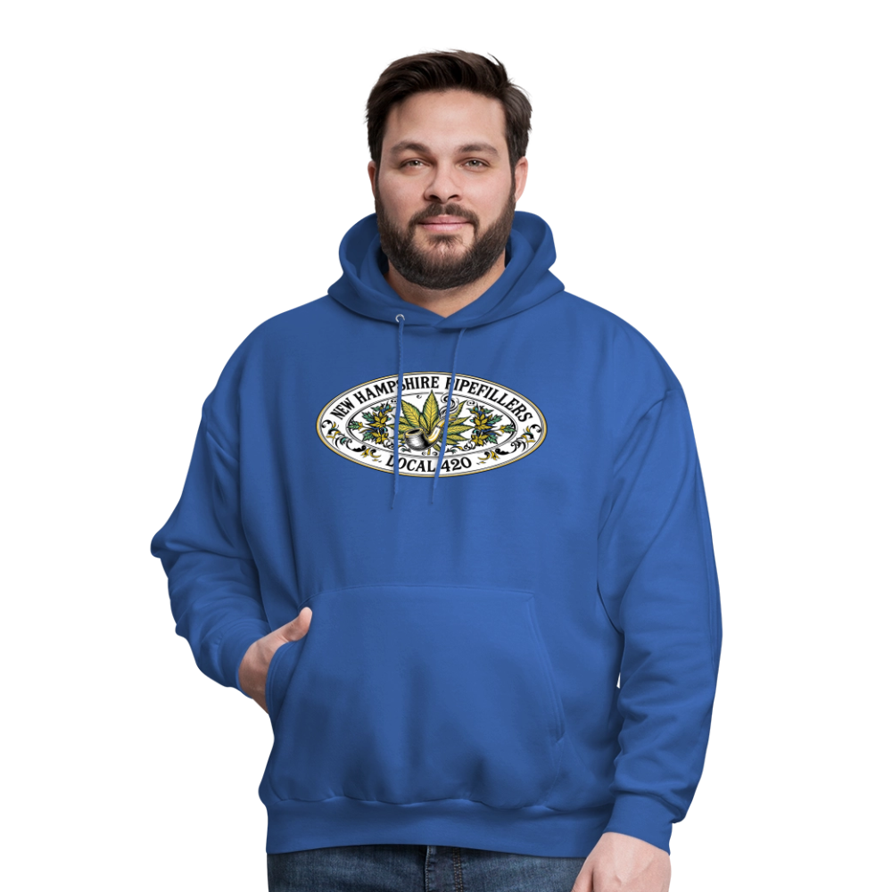 NEW HAMPSHIRE PIPEFILLERS LOCAL 420 Men's Hoodie - royal blue