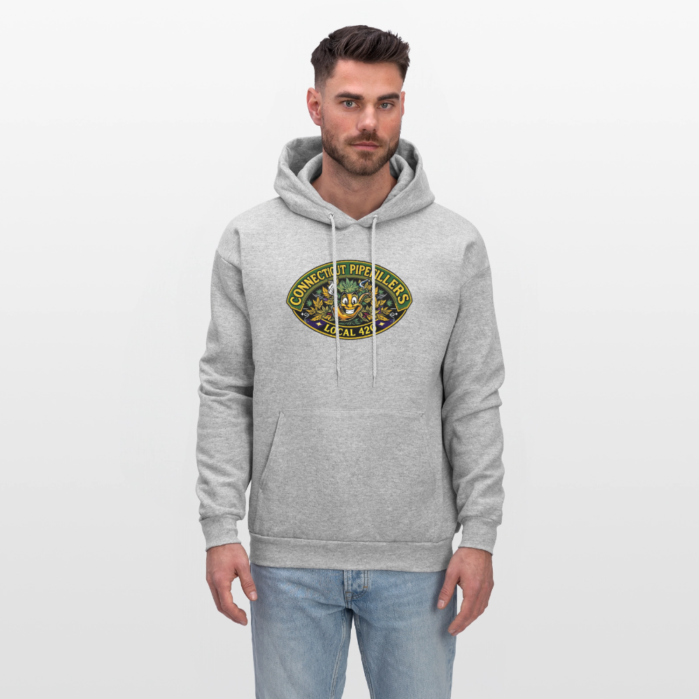 CONNECTICUT PIPEFILLERD LOCAL 420 F/B DESIGN Men's Hoodie - heather gray