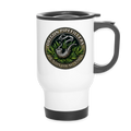 OREGON PIPEFILLERS LOCAL 420 14oz 2 EMBLEM Stainless Steel Travel Mug - white
