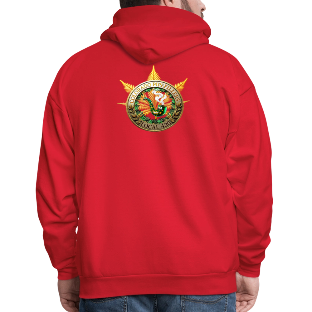 COLORADO PIPEFILLERS LOCAL 420 Men's Hoodie - red
