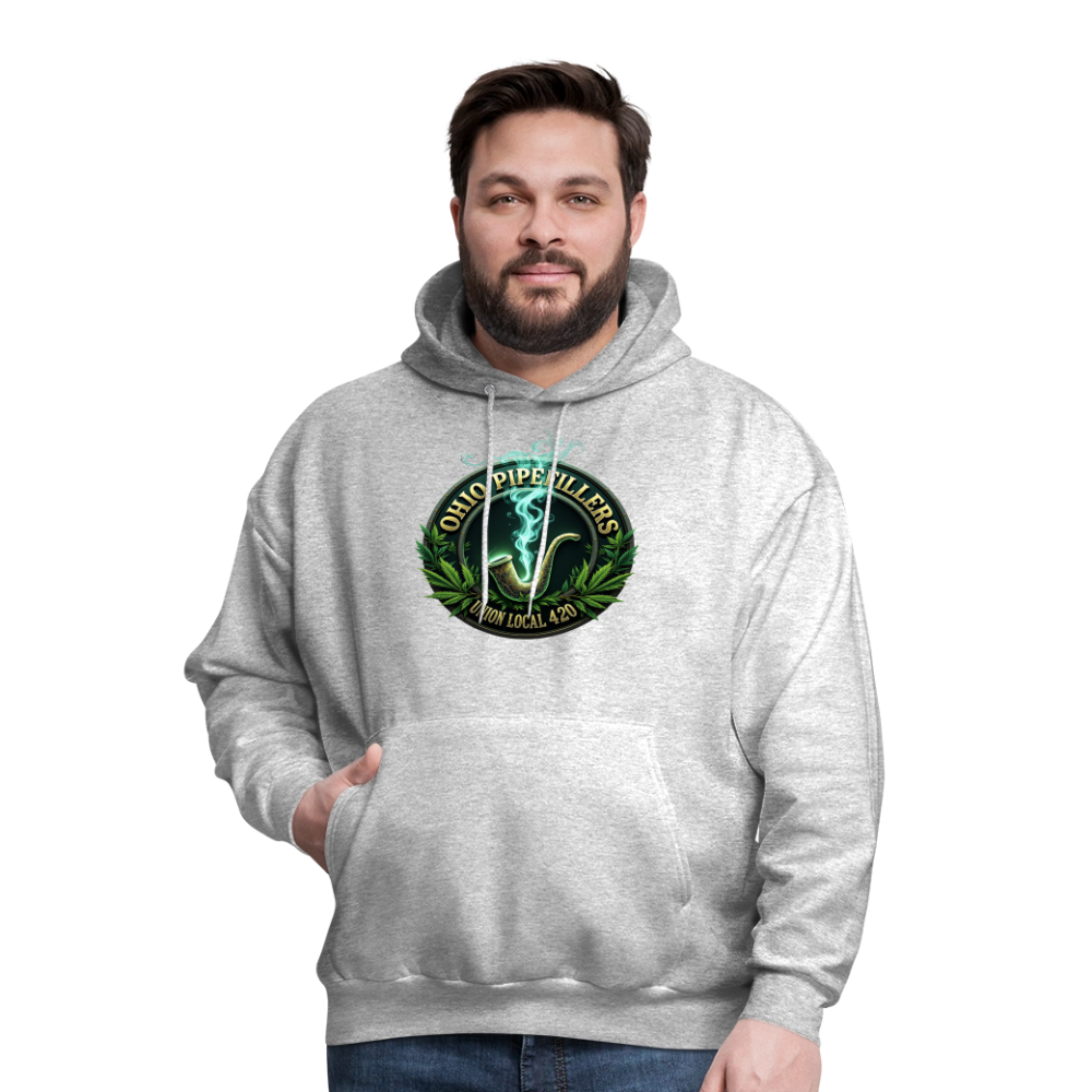 OHIO PIPEFILLERS UNION LOCAL 420 Men's Hoodie - heather gray