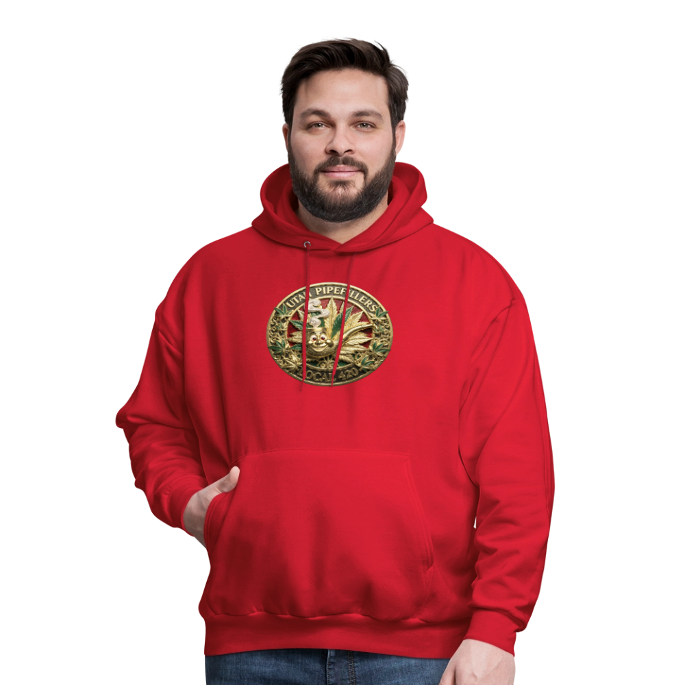 UTAH PIPEFILLERS LOCAL 420 Men's  Hoodie - red
