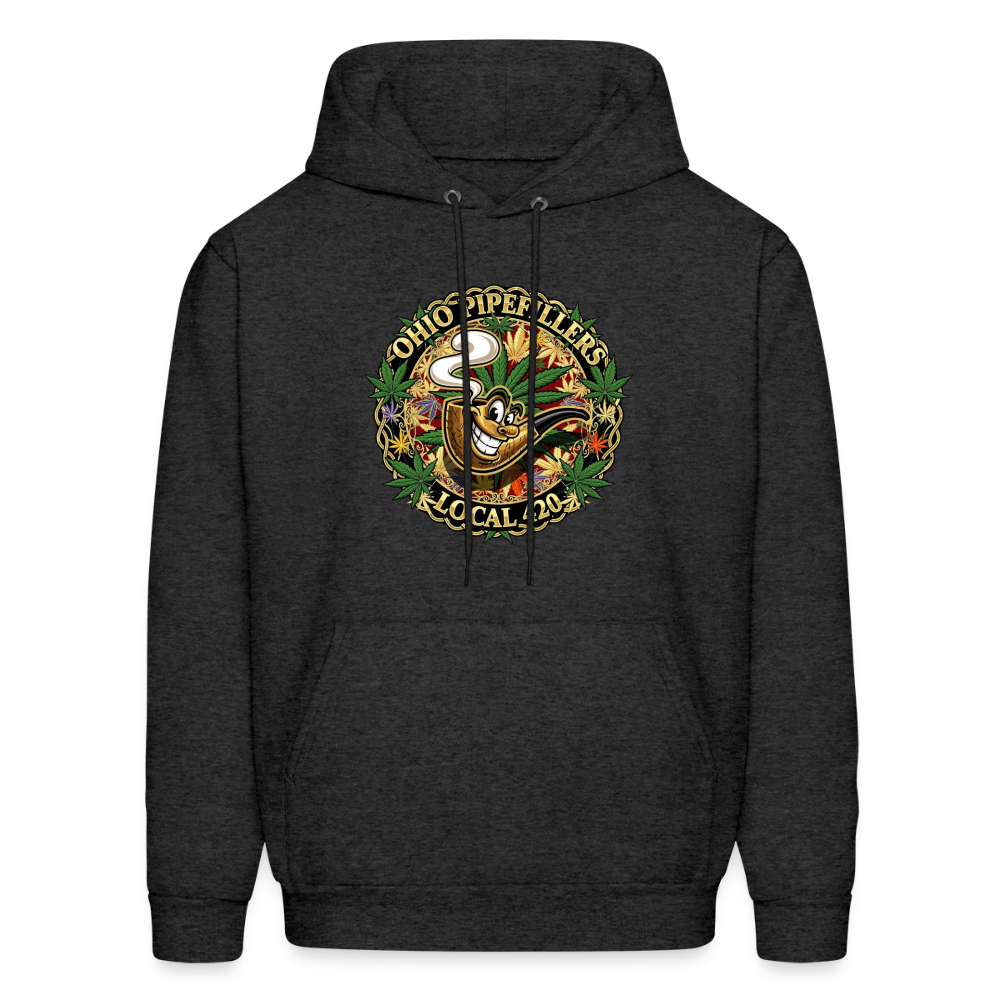 OHIO PIPEFILLERS LOCAL 420 Men's Hoodie - charcoal grey