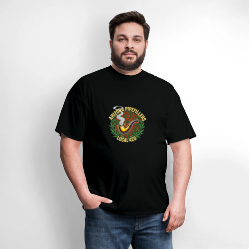 ARIZONA PIPEFILLERS LOCAL 420 MEN'S T-Shirt - black