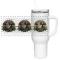ALASKA  PIPEFILLERS LOCAL 420 40oz Stainless Steel Travel Tumbler - white
