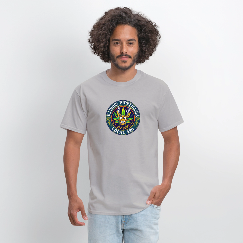 ILLINOIS PIPEFILLERS LOCAL 420 Men's T-Shirt - rock