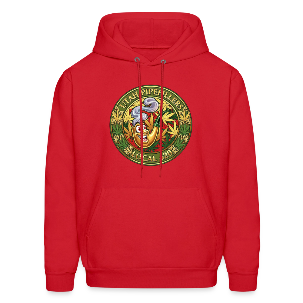 UTAH PIPEFILLERS LOCAL 420 Men's Hoodie - red