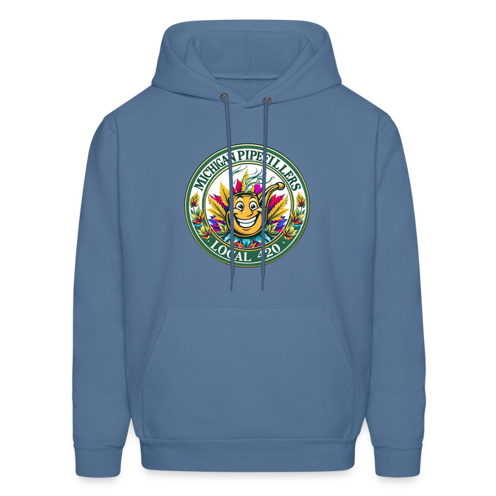 MICHIGAN PIPEFILLERS LOCAL 420 Men's Hoodie - denim blue