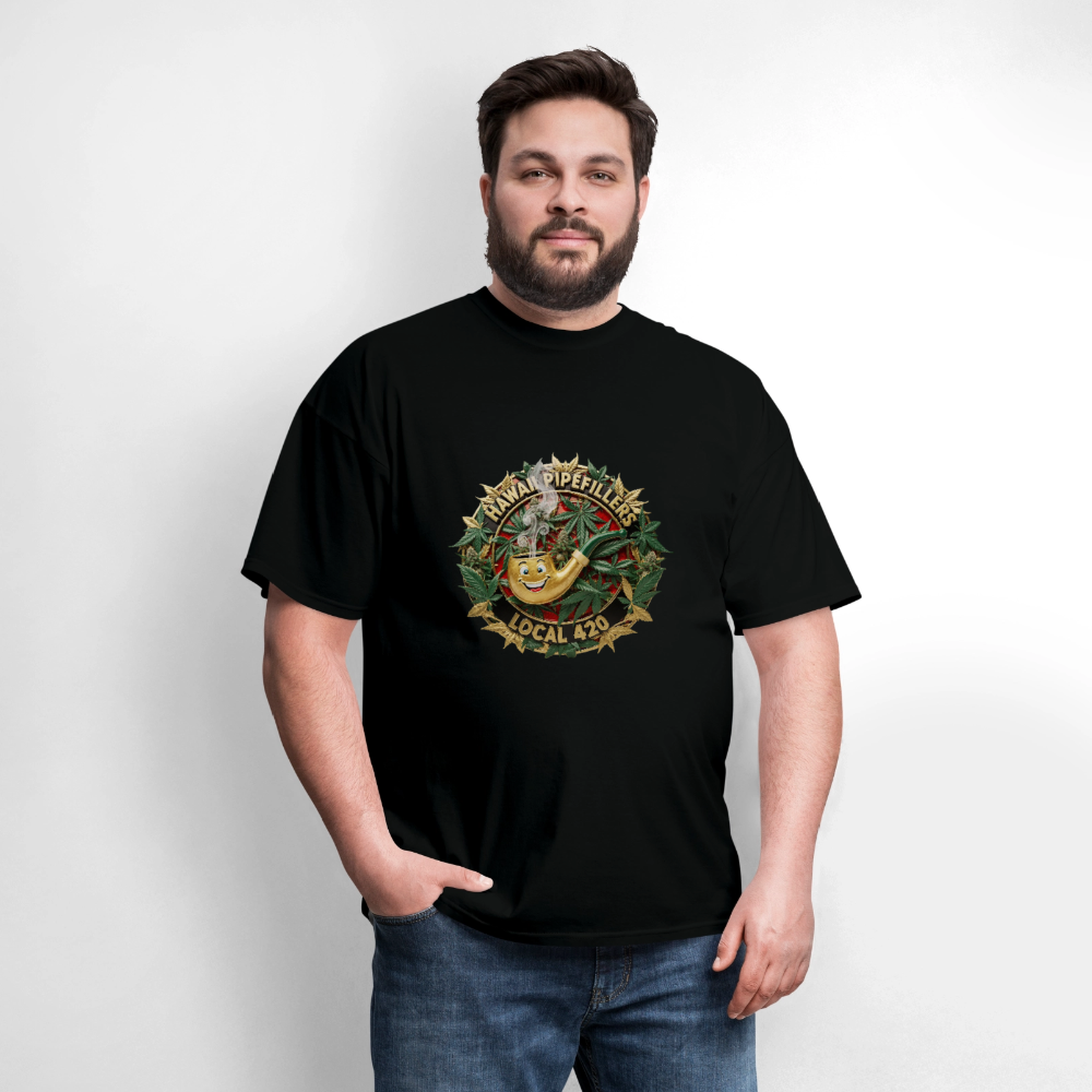 HAWAII PIPEFILLERS LOCAL 420 Men's T-Shirt - black