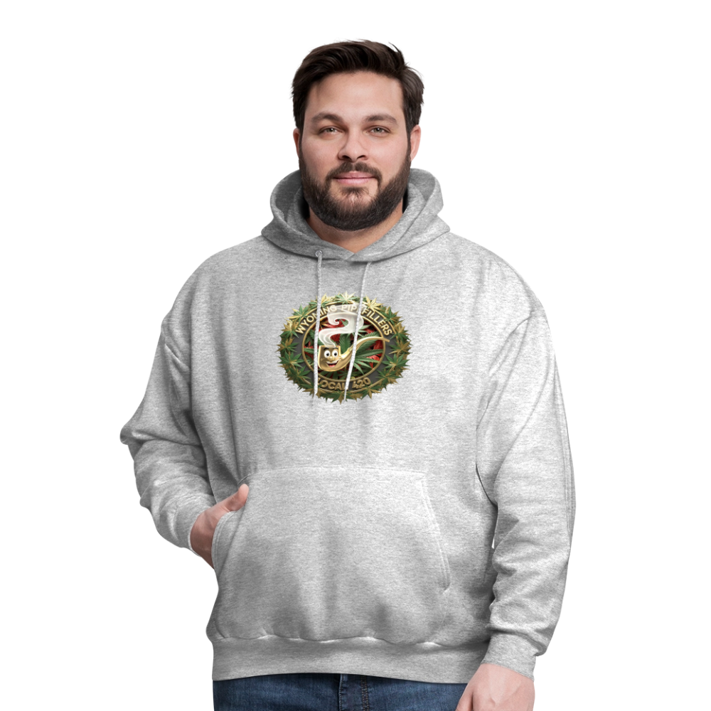 WYOMING PIPEFILLERS LOCAL 420 F/B DESIGN Men's Hoodie - heather gray