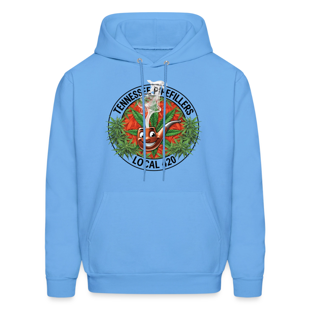 TENNESSEE PIPEFILLERS LOCAL 420 Men's Hoodie - carolina blue