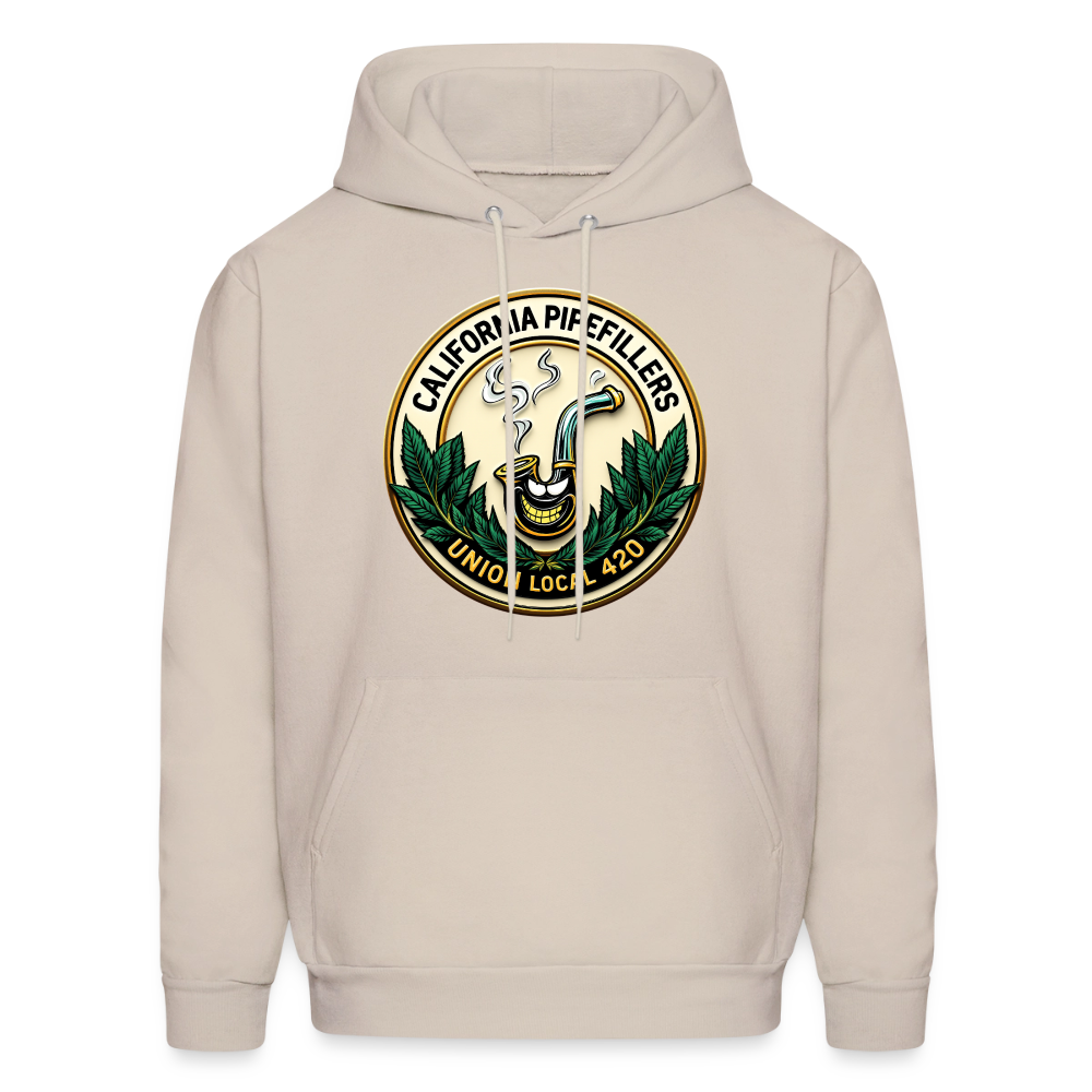 CALIFORNIA PIPEFILLERS UNION LOCAL 420 Men's Hoodie - Sand