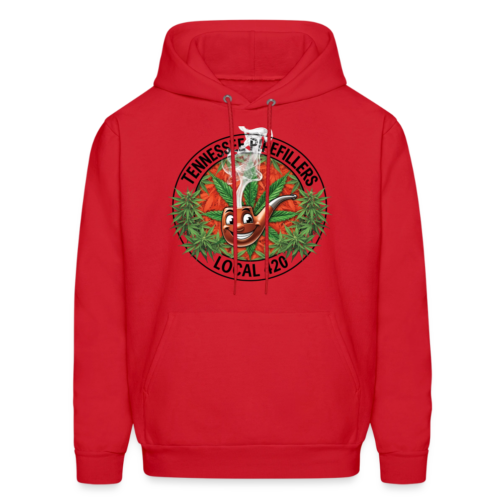 TENNESSEE PIPEFILLERS LOCAL 420 Men's Hoodie - red