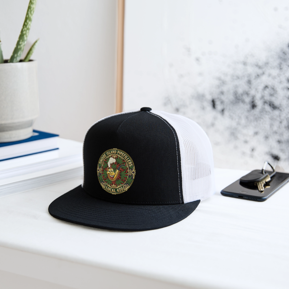TEXAS PIPEFILLERS LOCAL 420 Trucker Hat - black/white
