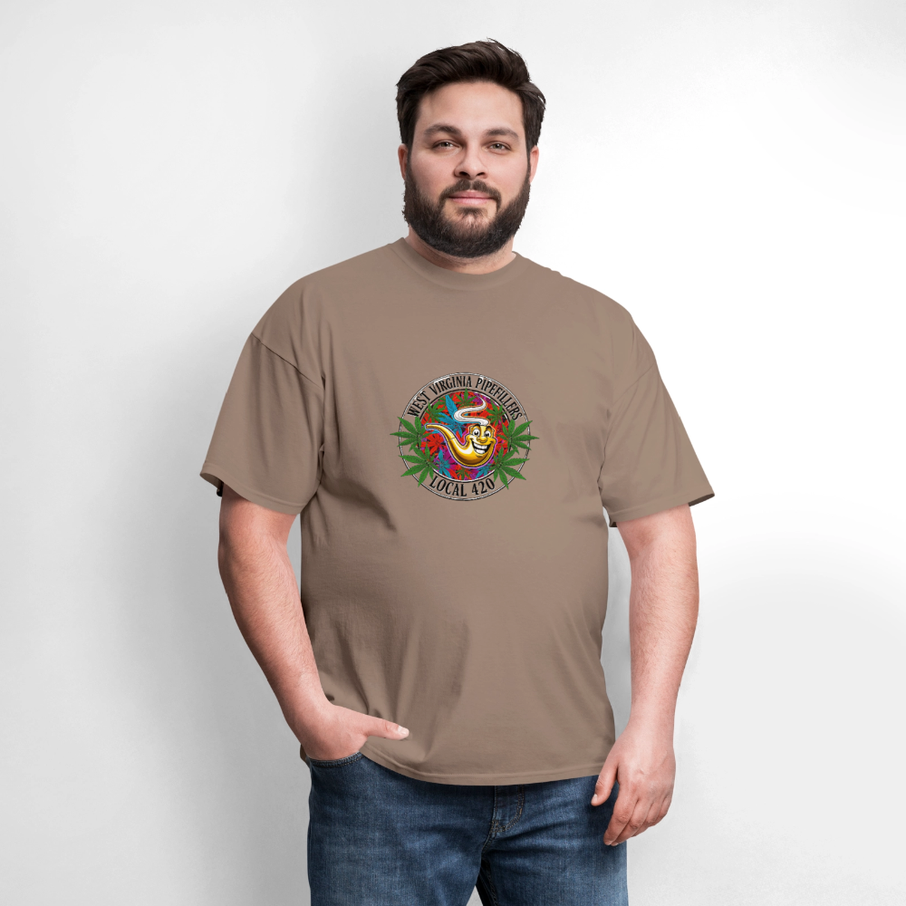 WEST VIRGINIA PIPEFILLERS LOCAL 420 Men's T-Shirt - safari