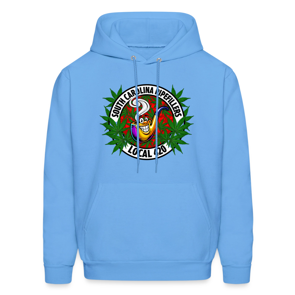 SOUTH CAROLINA PIPEFILLERS LOCAL 420 Men's Hoodie - carolina blue